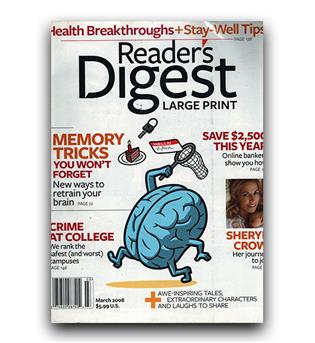 مجلات انگلیسی reader digest memory tricks (ترفندهای حافظه)