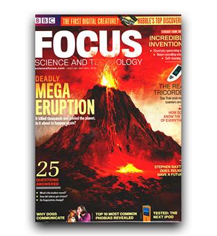 مجلات انگلیسی focus mega eruption (فوران مگا)