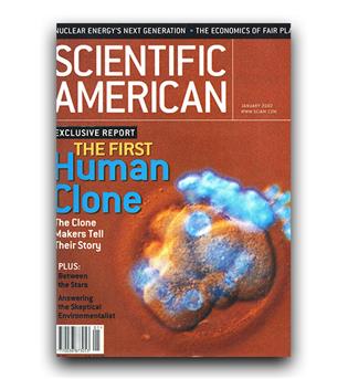 مجلات انگلیسی scientific human clone (شبه انسان)