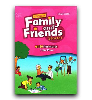 فلش کارت  Family and Friends starter-2nd