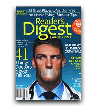 مجلات انگلیسی reader digest things doctors never tell you (چیزهایی که پزشکان هرگز به شما نمی گویند)