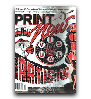 مجلات انگلیسی print visual artists 2016 (هنرمندان تجسمی 2016)