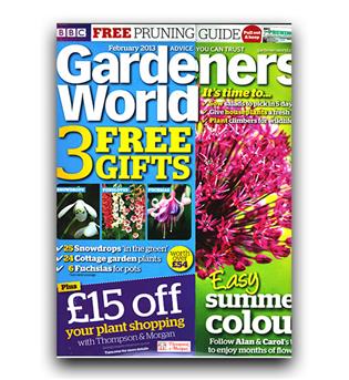 مجلات انگلیسی gardeners world summer colour (رنگهای تابستانی)