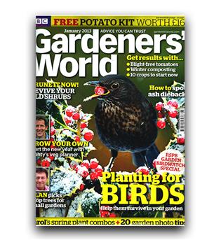 مجلات انگلیسی gardeners world birds (باغ پرندگان)