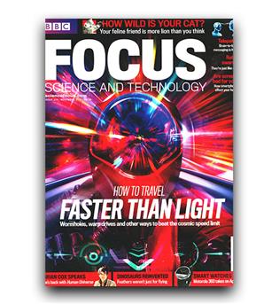 مجلات انگلیسی focus faster than light (سریعتر از نور)