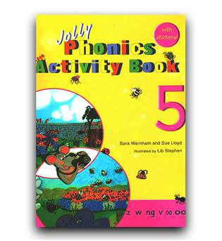 جولی فونیکس jolly phonics activity book 5 