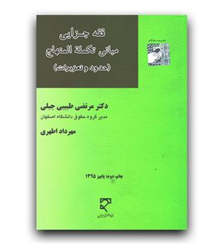 فقه جزایی مبانی تکمله المنهاج (حدود تعزیرات)