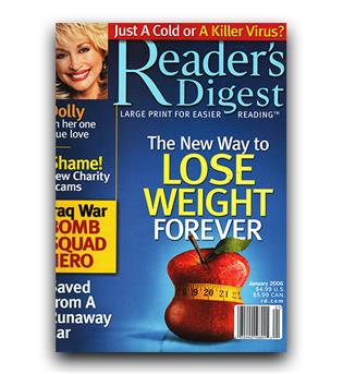 مجلات انگلیسی reader digest lose weight (کاهش وزن)