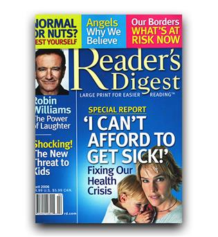 مجلات انگلیسی reader digest sick (بیماری)