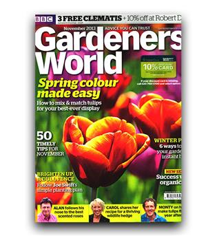 مجلات انگلیسی gardeners world spring colour (رنگهای بهاری)