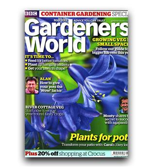 مجلات انگلیسی gardeners world plants pots (گیاهان گلدانی)