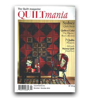 مجلات انگلیسی Quiltmania Magazine N104