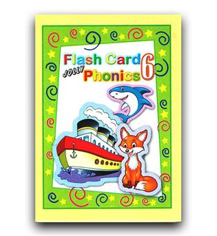 فلش کارت جولی فونیکس 6 jolly phonics flashcards