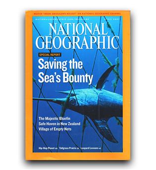 مجلات انگلیسی national geographic saving the seas bounty (نجات ثروت دریاها)