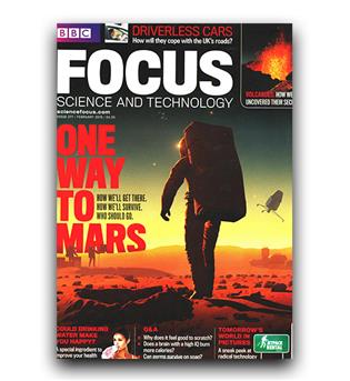 مجلات انگلیسی focus one way to mars (راهی به مریخ)