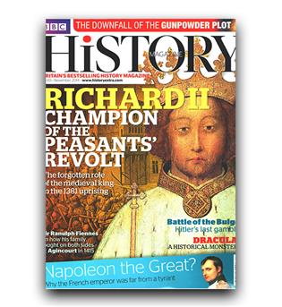 مجلات انگلیسی history richard champion (ریچارد قهرمان)