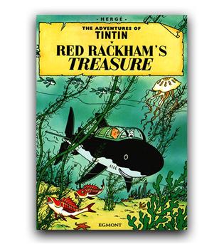 TINTIN and red rackhams treasure(تن تن و  گنج راکام سرخ پوش)