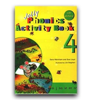 جولی فونیکس jolly phonics activity book 4 