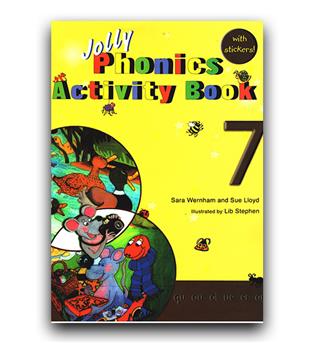 جولی فونیکس jolly phonics activity book 7 