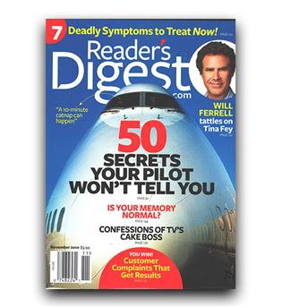 مجلات جیبی reader digest 50 secrets your pilot (رازهای خلبانی)