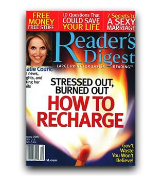 مجلات انگلیسی reader digest recharge (شارژ مجدد)